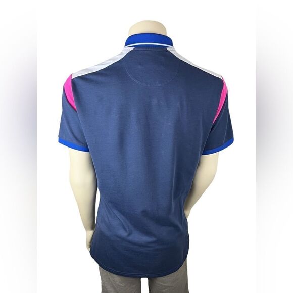 Original Penguin S/S Polo Shirt with Front Zip Closure Excellent Condition Sz XL - Picture 6 of 7